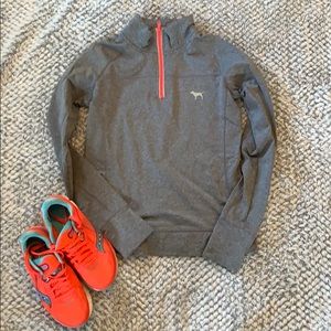 PINK Victoria Secret Quarter Zip Pullover Size S